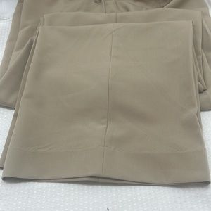 Celebrating Grace Tan Poly Pants Size 16 Waist 38” Inseam 34”. SKU 16